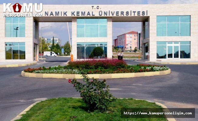 Namık Kemal Üniversitesi 97 Personel Alımı
