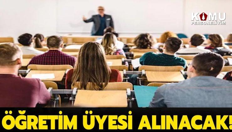 Pamukkale Üniversitesi Öğretim Üyesi alacak